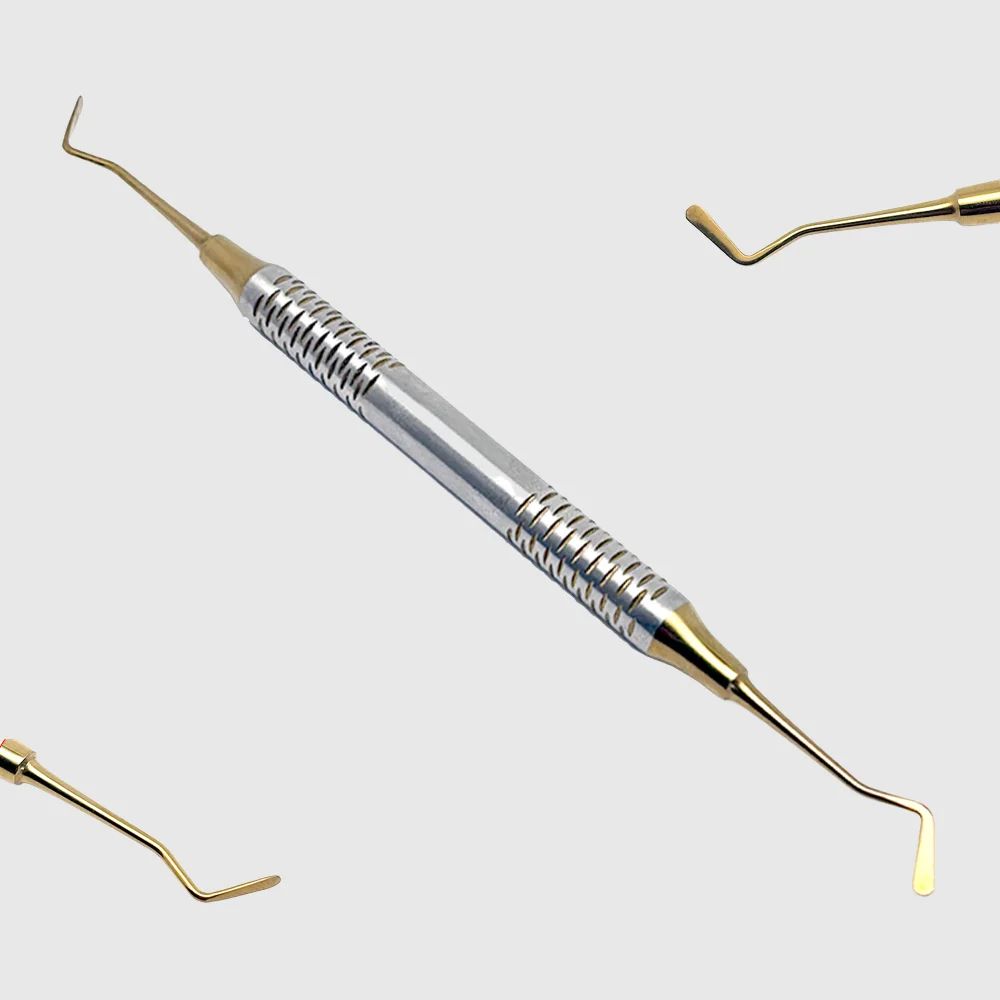 Dental Composite Resin Filling Tools Dental Cement Powder Filling Tool Dentist Double-Head Restoration Instrument Tools