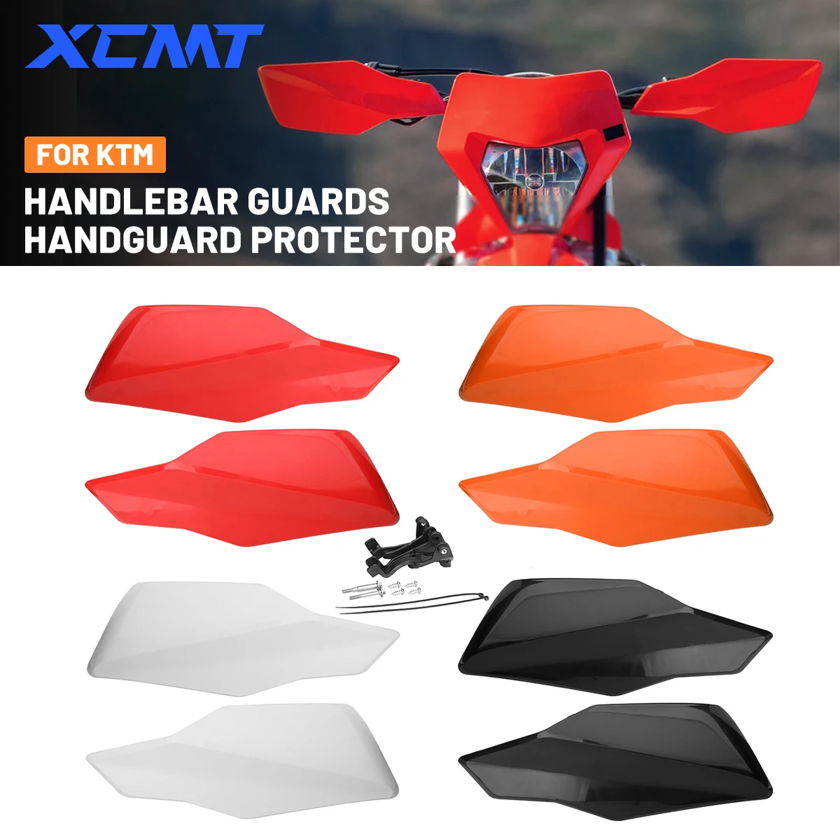 

2024 For KTM EXC XC SX SXF XCF 50-500 Motobike Dirtbike Handguard Handlebar Guard Protector Enduro Motorcycle Accessories Parts