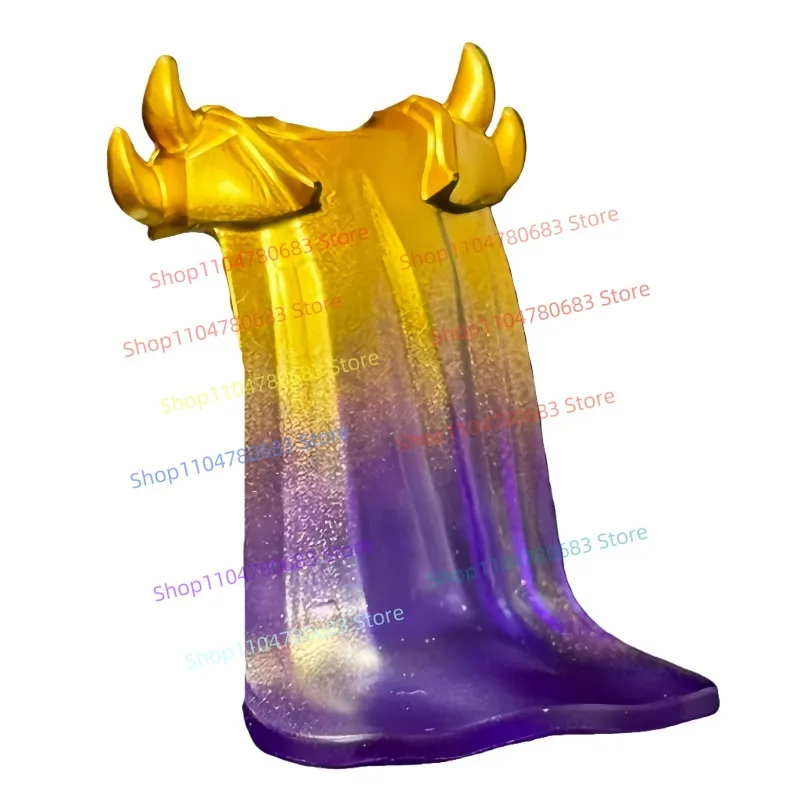 MOC Bouwstenen Elementen Master Gold Cape Accessoire Ninja Mini-Figuur Assemblagemodel Display Anime TV Decoratief Speelgoed Cadeau