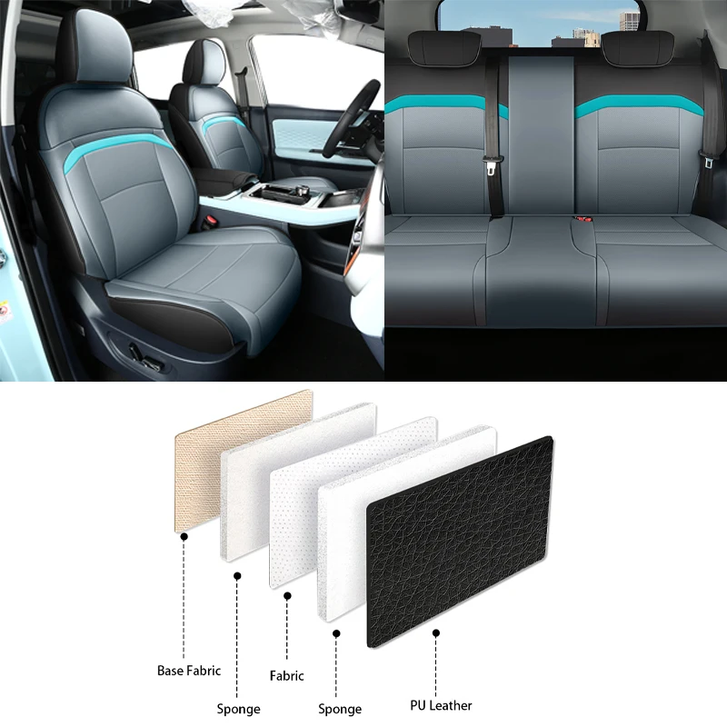 Custom Fit Car Seat Covers For Ford Focus MK1 MK2 MK3 Ecosport Ranger Fiesta Kuga KA Edge Fusion Mondeo MK4 Auto Accessories - view 4