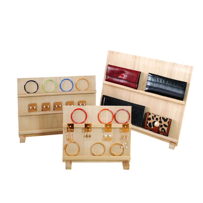 

Wooden Multi-layer Earring Display Rack Earring Stud Storage Display Props Jewelry Storage Rack Counter Earring Jewelry Rack