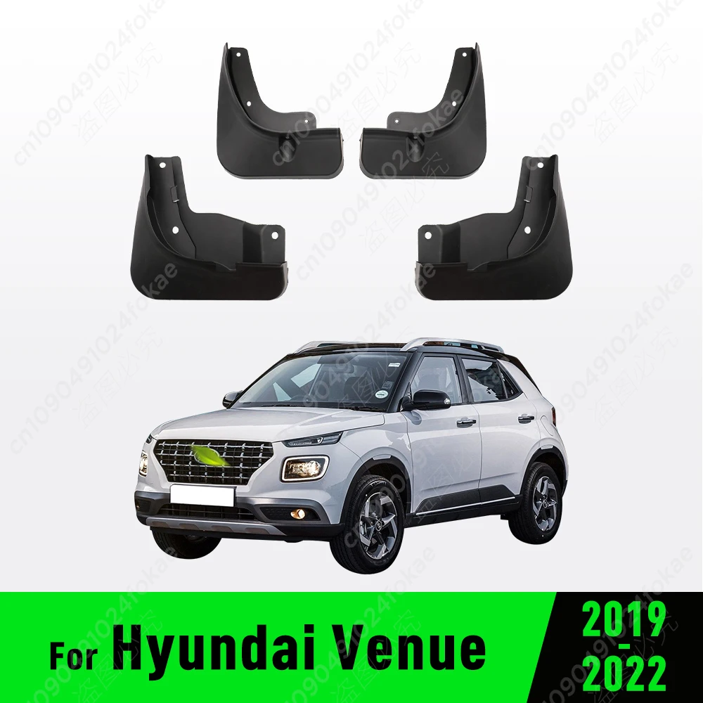 For Hyundai Venue 2019 2020 2021 2022 Fender Mudguard Mud Flaps Guard Splash Flap Mudguards Car Accessories