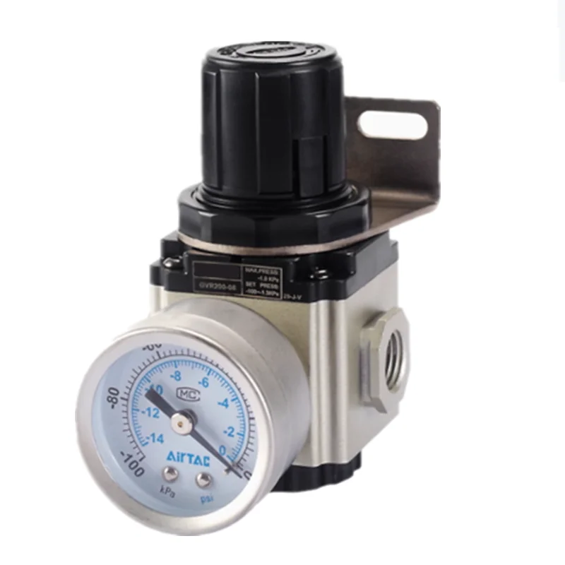 

GVR Пневматический регулятор вакуума Клапан регулирования давления GVR20006 GVR20008 GVR30008 GVR30010 Клапан регулирования отрицательного давления