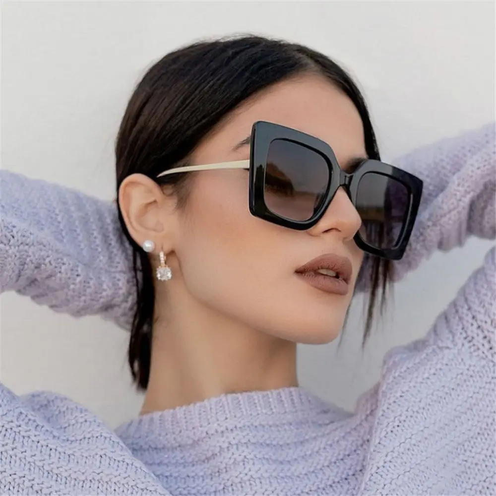 

Vintage Metal Computer Gaming Goggles Anti Blue Light Glasses Oversized Sunglasses Eyewear