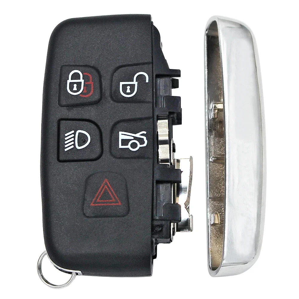 5 أزرار دخول بدون مفتاح الذكية مفتاح بعيد قذيفة فوب 5 أزرار ل جاكوار XJ XF XKR XE XK F-نوع F PACE