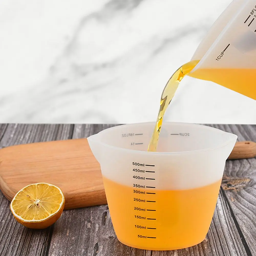 

Silicone Easy to Clean DIY For Epoxy Resin Casting Molds Kitchen Arts Measuring Cup Baking Set Measuring Tools Pouring Cups