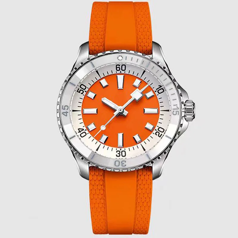 Colorful dial design Automatic Movement Mechanical Wristwatches Rubber Sports Trendy Man Watch Advanced Classic Women's Watches