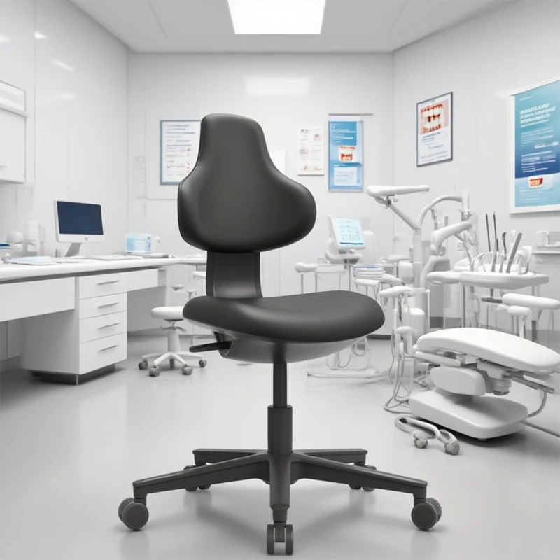 Assistant Stools for Physiotherapy Medical PT Treatment for Dentist Hospital Use Comfortable Leather Stool Chair