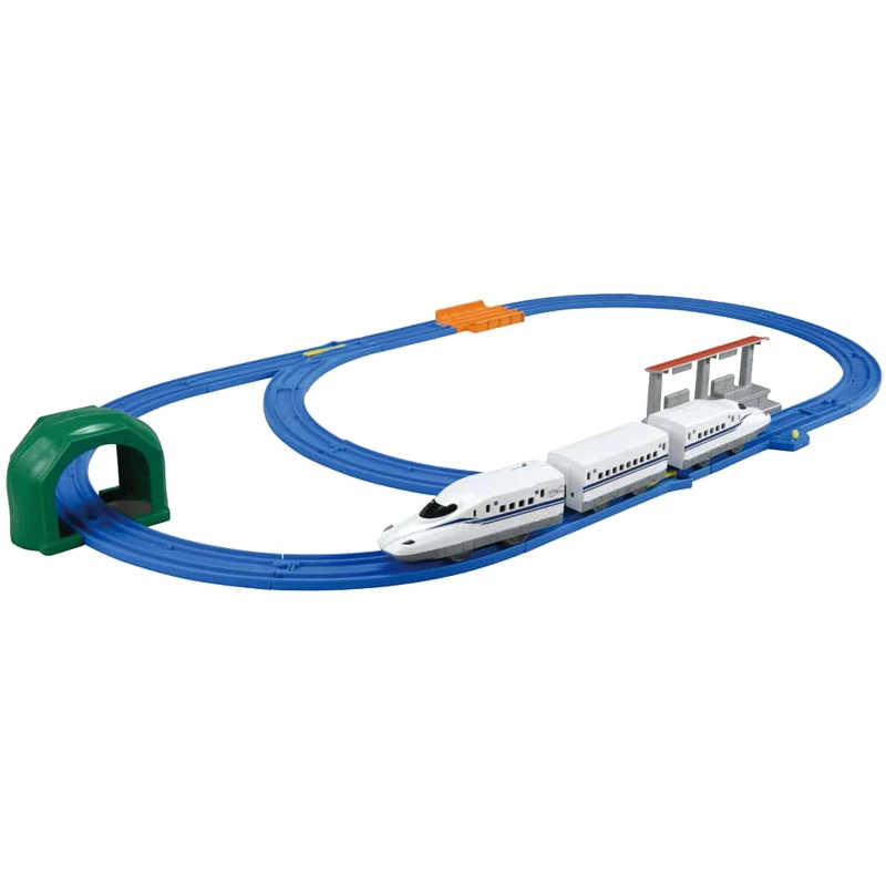 TAKARA TOMY Pule Road Treno elettrico per tre auto N700S Set base Shinkansen 178606   pista, giocattolo per ragazzi, regalo di compleanno per bambini