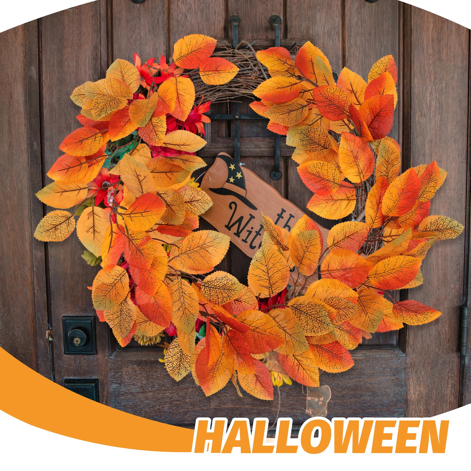 

Simulated Magnolia Leaf Decorations Autumn Garland Artificial Fall Outdoor Hanging Leaves Wreaths Festival Plant Interior