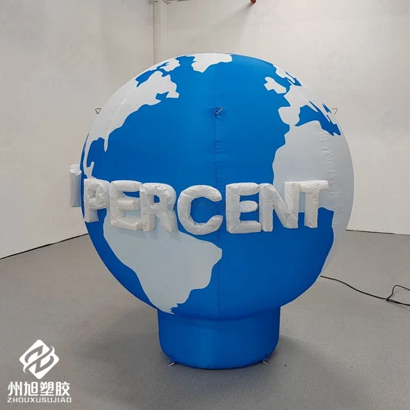 Inflatable Earth, inflatable balloon decoration, inflatable Earth model display, with blower