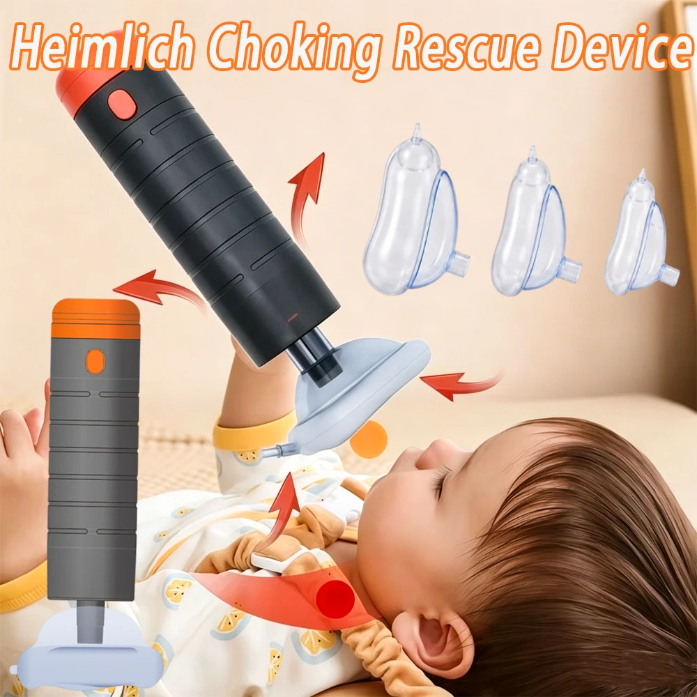 

Heimlich First Aid Automatic Anti Choking Rescue Device For Adults Kids Home Emergency Sucker CPR Machine with 3 Rescue Masks