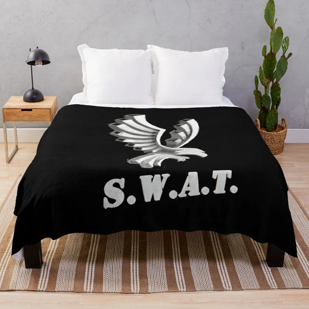 S.W.A.T. 3D Throw Blanket Blanket Luxury Flannel Blanket