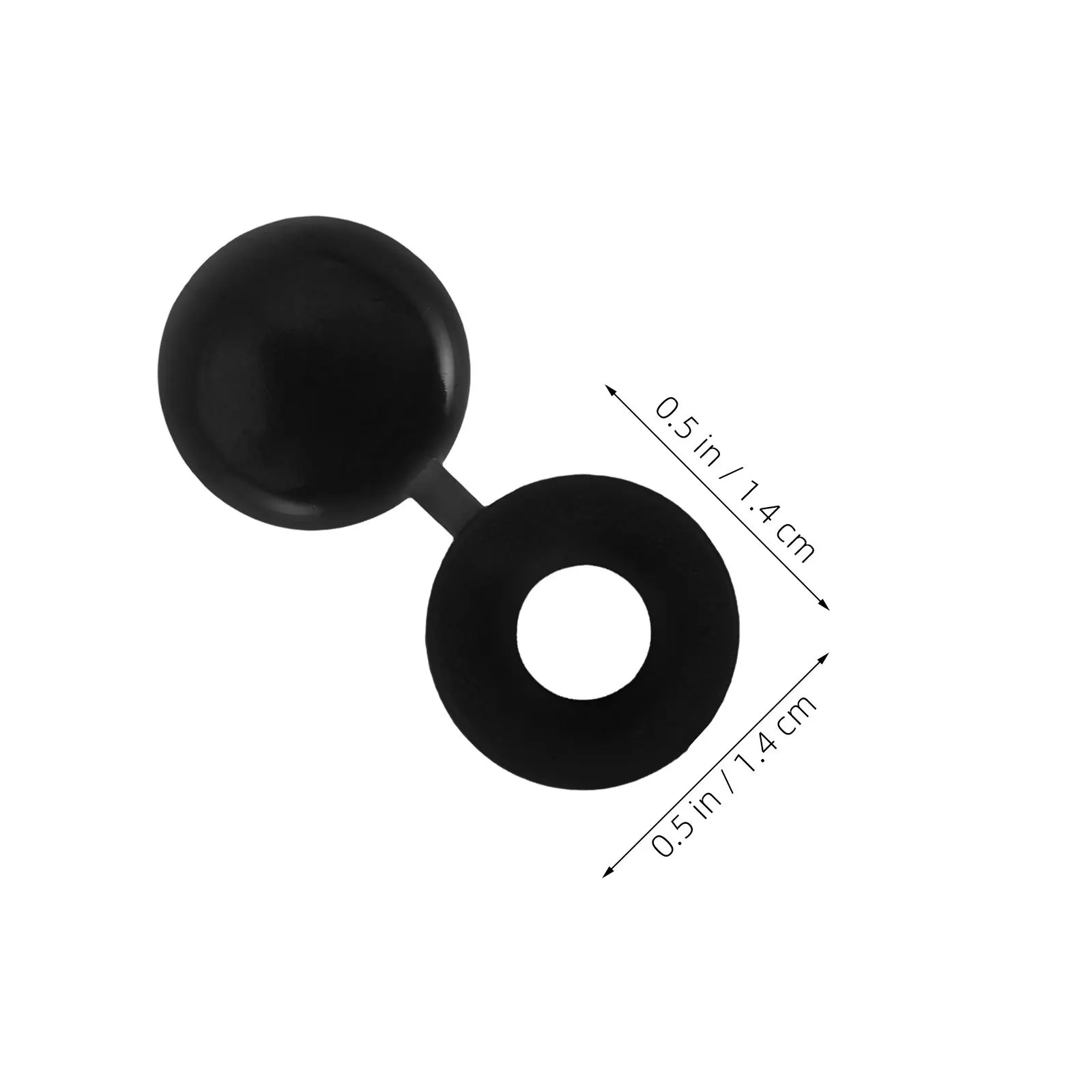 500Pcs Black Plastic Screw Caps Furniture Screw Covers Flip Top Hinged Decorative Cover Caps for Cabinet DIY Office Projects