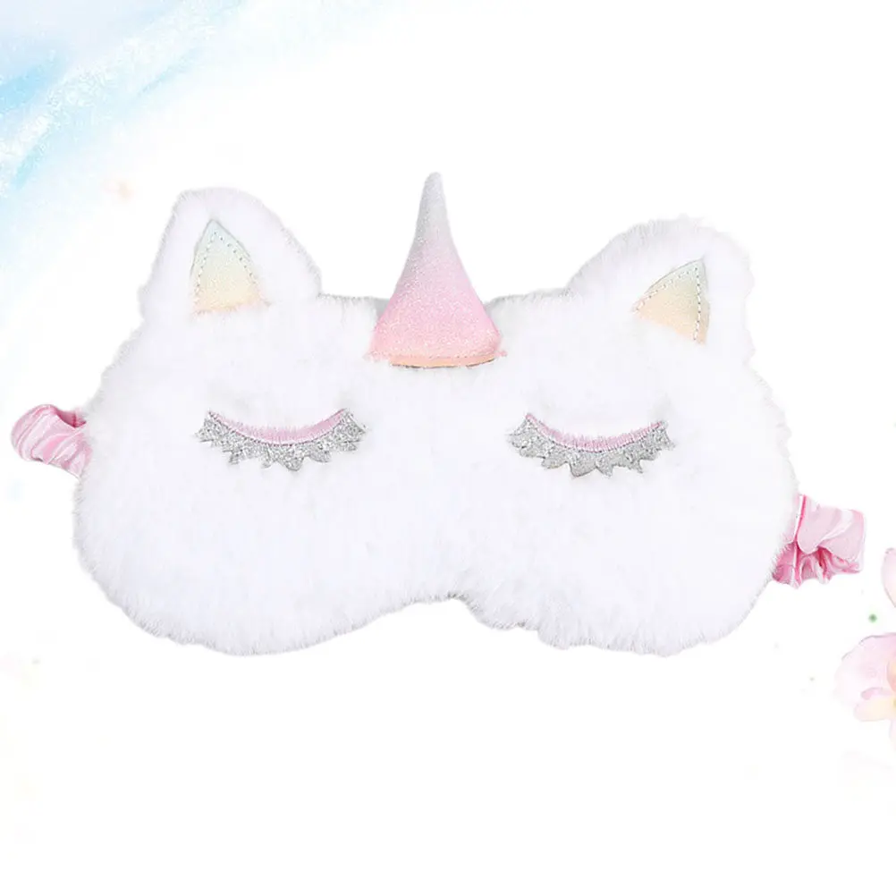 Unicorn Eye Mask Soft Comfortable Sleeping Mask Flexible Elastic Strap Fits All Head Sizes Light Breathable Fabric for Sleep