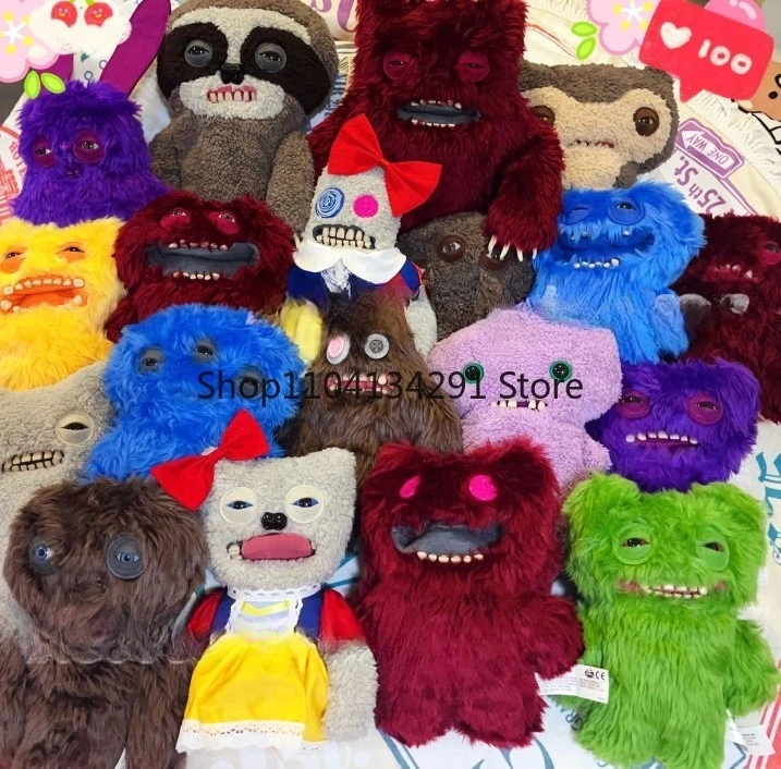 

Original Fuggler Tooth Monster Funk Tooth Treasure Plush Toy Large Keychain Tooth Monster Holiday Gift Collectible Rare