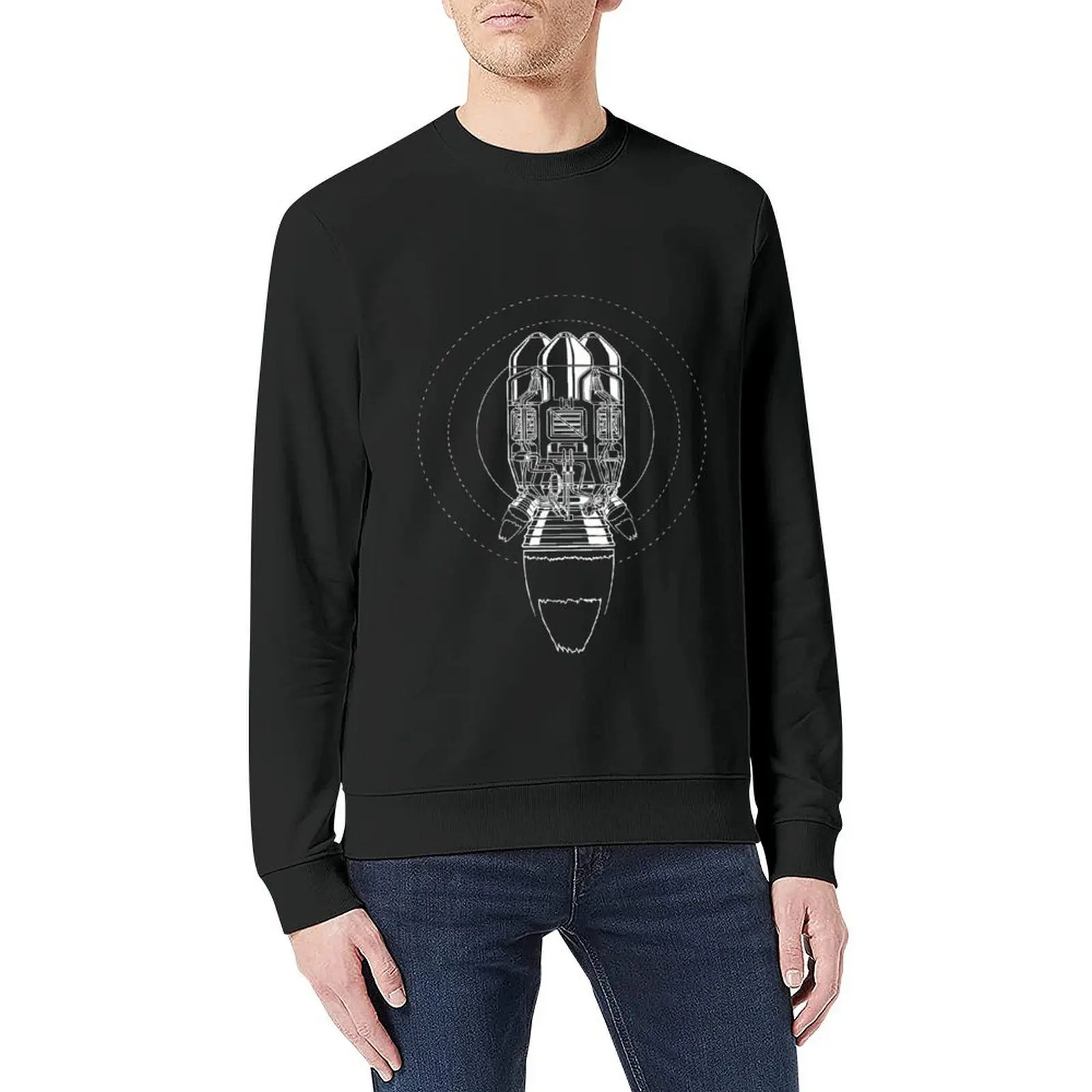 Factorio Rocket Pullover ملابس رجالية ملابس رجالية ملابس الخريف رياضية هوديس وبلوزات جديدة #5