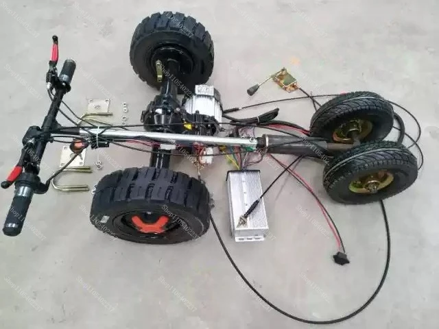Electric Flatbed Trolley Industrial Warehouse Turnover Truck Solid Wheel