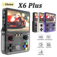 X6 Plus Retro Handheld Game Console: 4.0'' IPS Screen, 14000+ Classic Games – Perfect Portable Gaming Gift for Kids