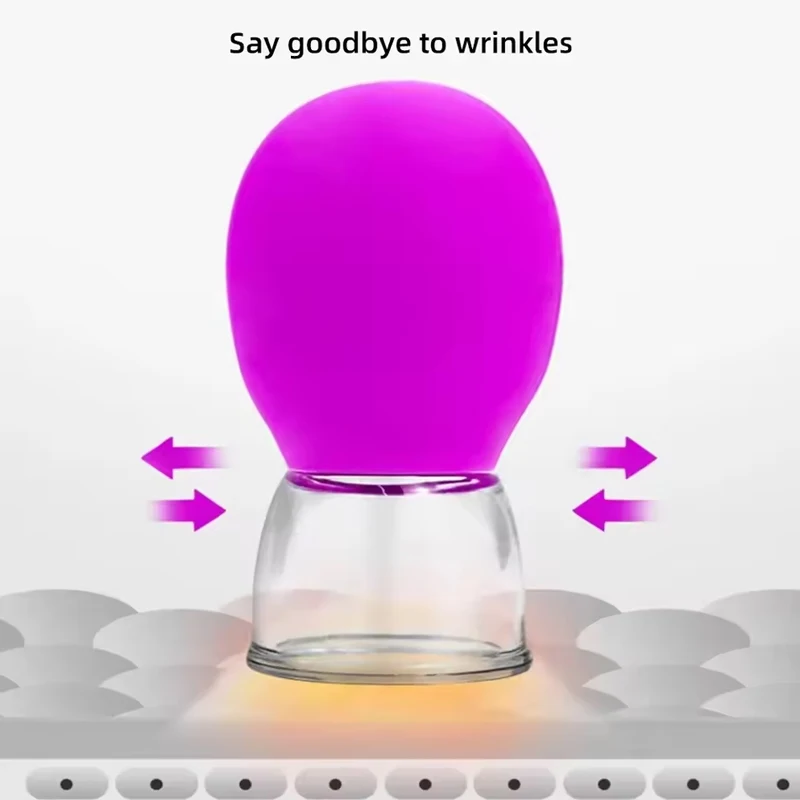 Mini Natural Silicone Facial Cupping Massage Cup for Body Face Neck Eye Massager Soft Anti-Aging Facial Care Beauty Tool Therapy