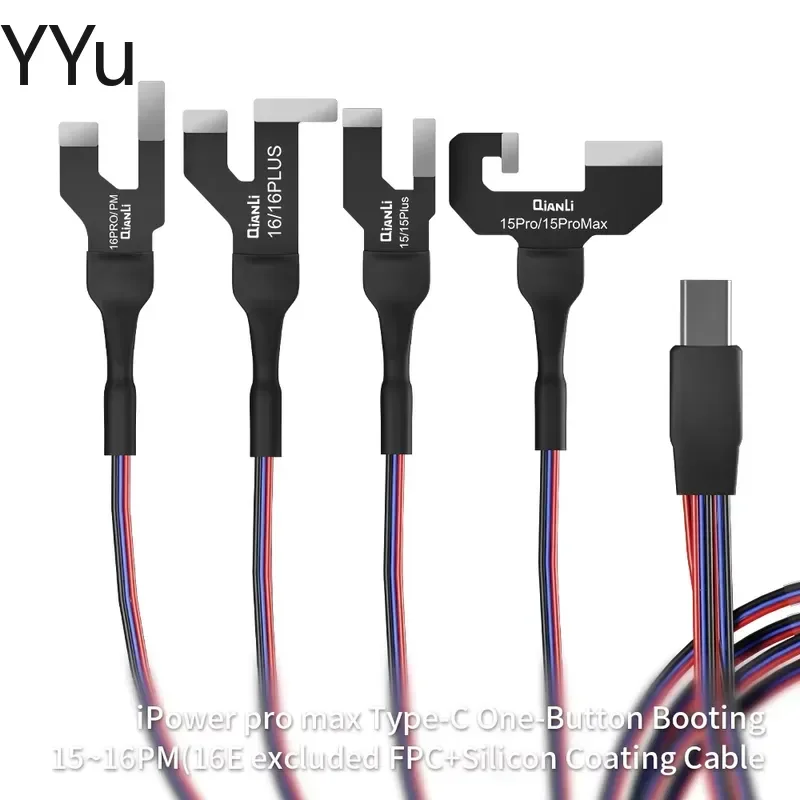custom for QIANLI IPower Pro Max 8th DC Power Supply Test Cable Battery Data Simulation Tool for iPhone 6 to 16 Pro Max