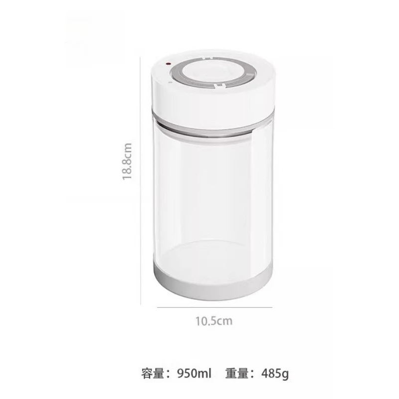 2026 Intelligent electric vacuum-sealing coffee bean storage container glass jar storage tank - view 5