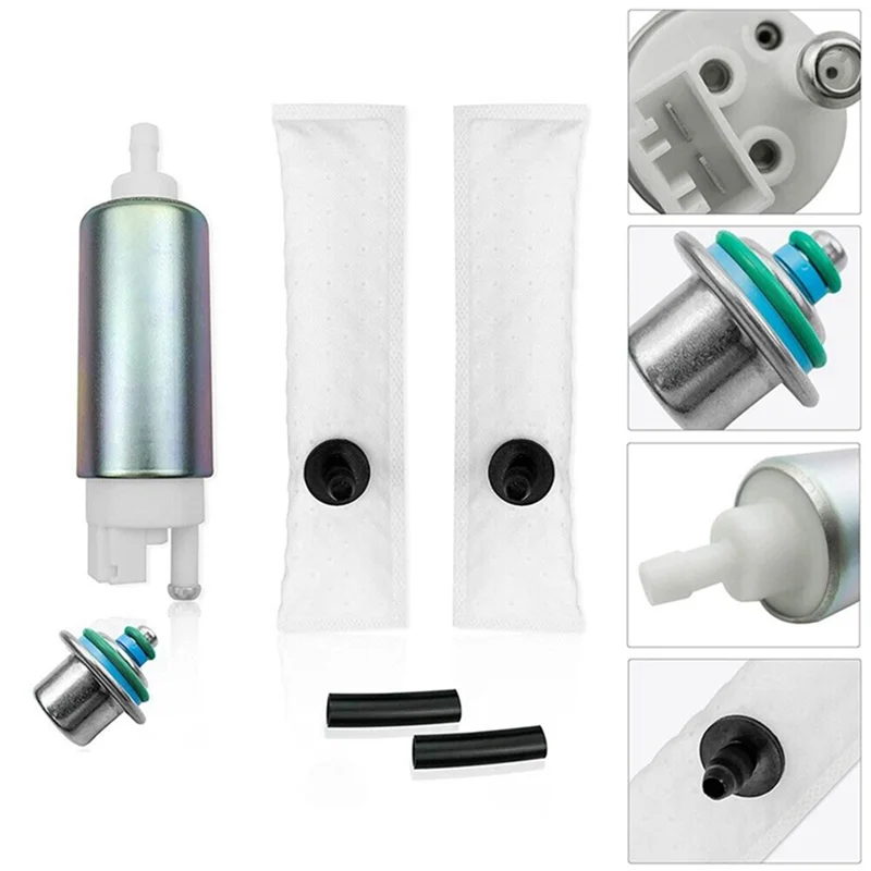 مضخة الوقود الأنيقة 12 فولت مع قطع غيار منظم لـ 03-07 Victory Vegas Kingpin Jackpot Hammer 2520700