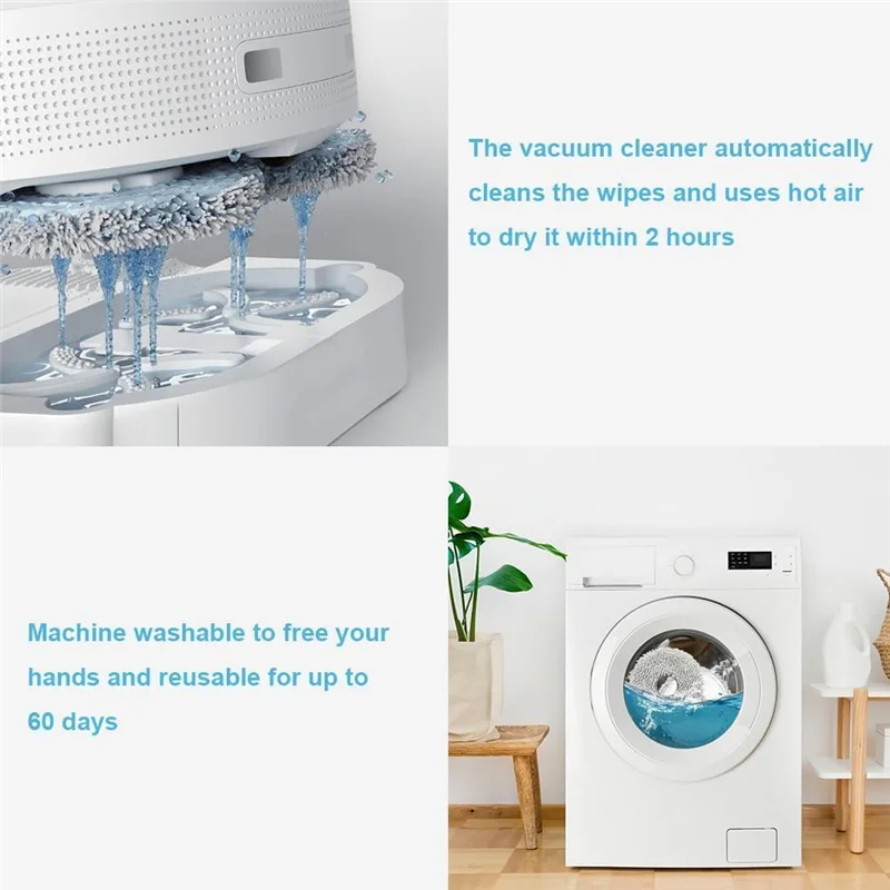 

Салфетки IALJ-Mop для Dreame L10 Ultra/L10s Pro/L10s Ultra/L10 Prime/L20 Ultra/X10, детали пылесоса