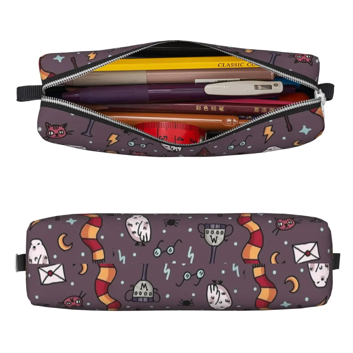 هاريز فيلم P-Potters ماجيك وورلد مقلمة مقلمة حامل قلم أكياس تخزين كبيرة الطلاب الهدايا المدرسية القرطاسية