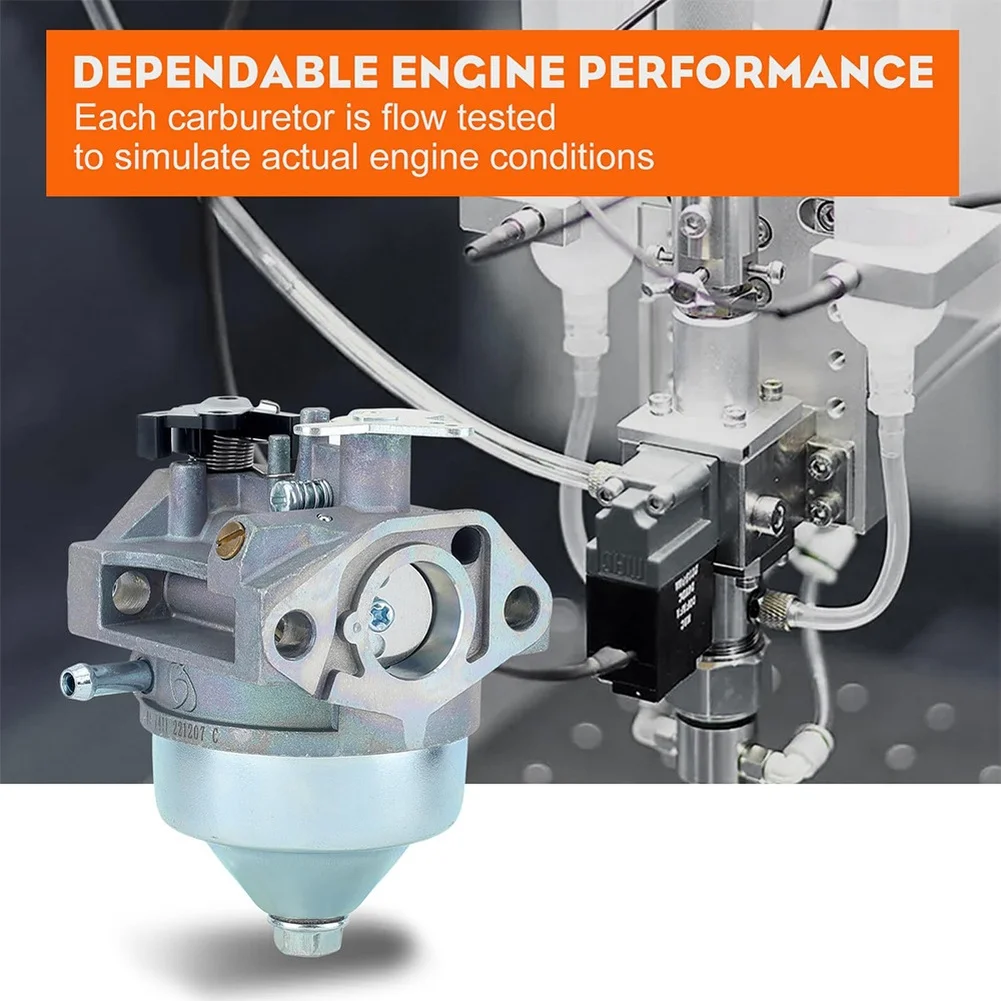 Mower Carburetor GCV190 Carburetor Lawn Mower Repair Silver Easy Install Carburetor Kit Carburetor Precision Fit
