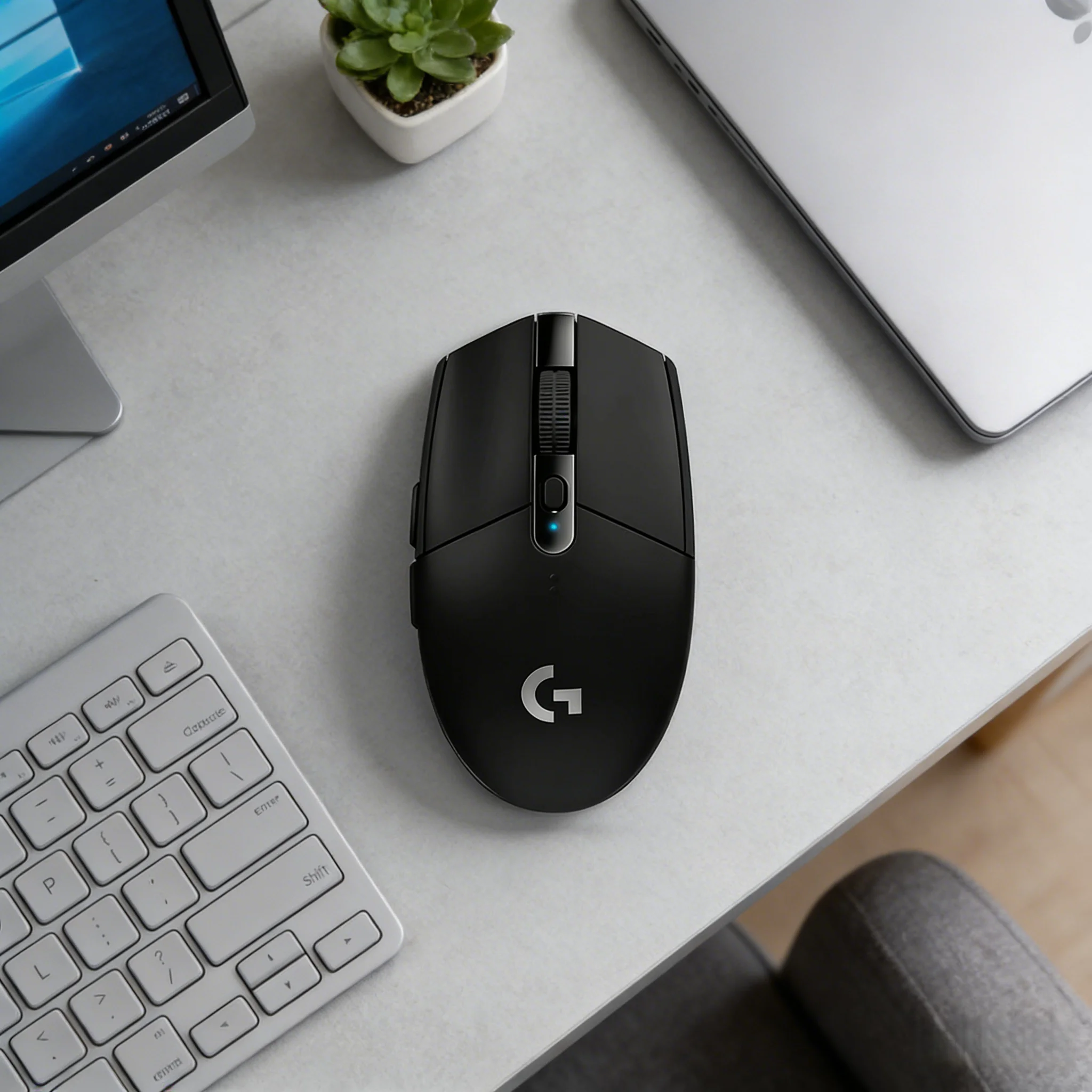 Logitech G305 LIGHTSPEED Wireless Gaming Mouse HERO 12K DPI 6 Programmable Buttons 250H Battery for PC Laptop Gamer