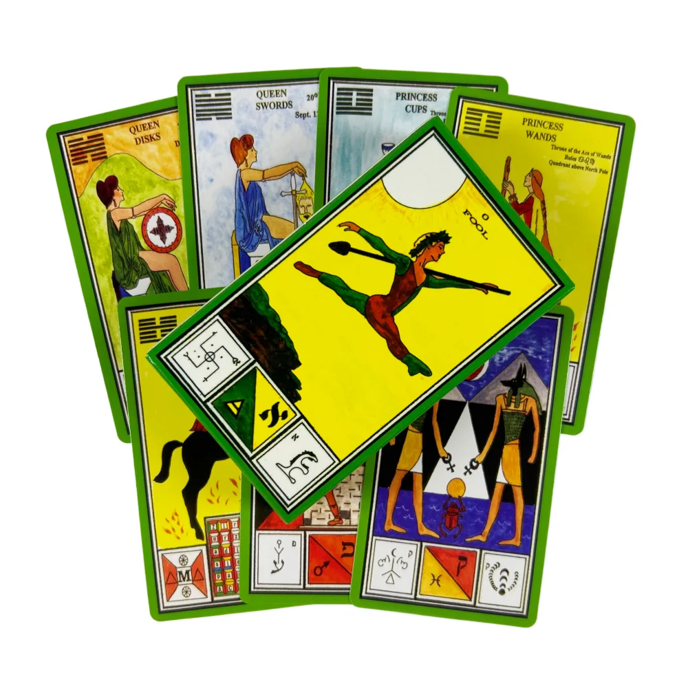 Tarot Of Ceremonial Magick A Tarot cards Divination Deck English Versions Edition Oracle Board Playing Game For Party