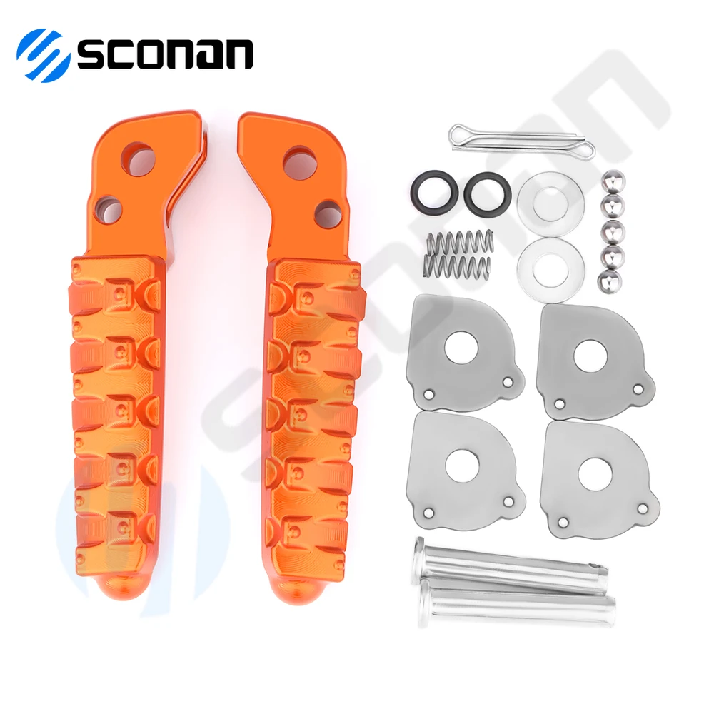 

Rear Foot Pegs Footrests Pedals Adapter Motorcycle Accessories For 390 RC RC390 2018 2019 2020 2021 2022 2023 2024