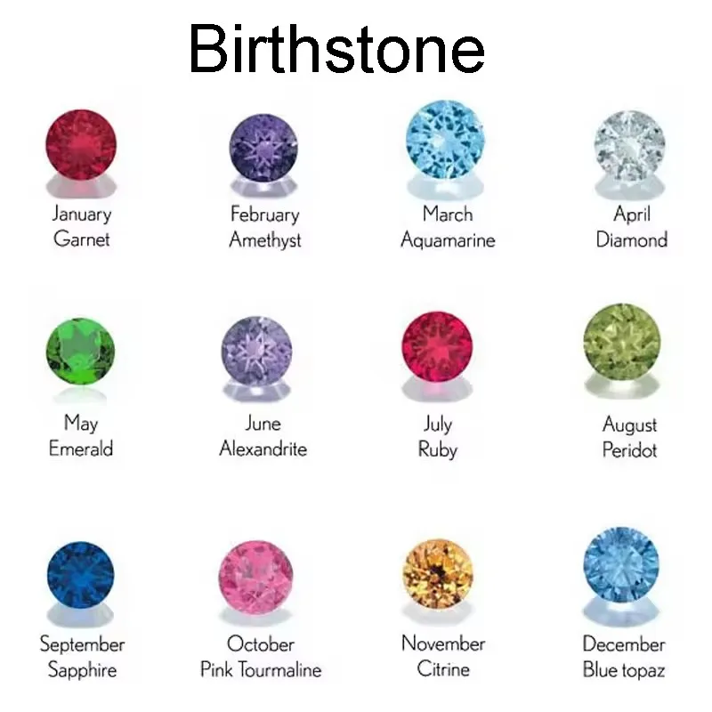 Personalisierte Initialen-Halskette mit Bubble-Alphabet aus Edelstahl, Geburtsstein-Anhänger, Zarte Schlangenkette, Geburtstagsgeschenk für Frauen – Detail 1