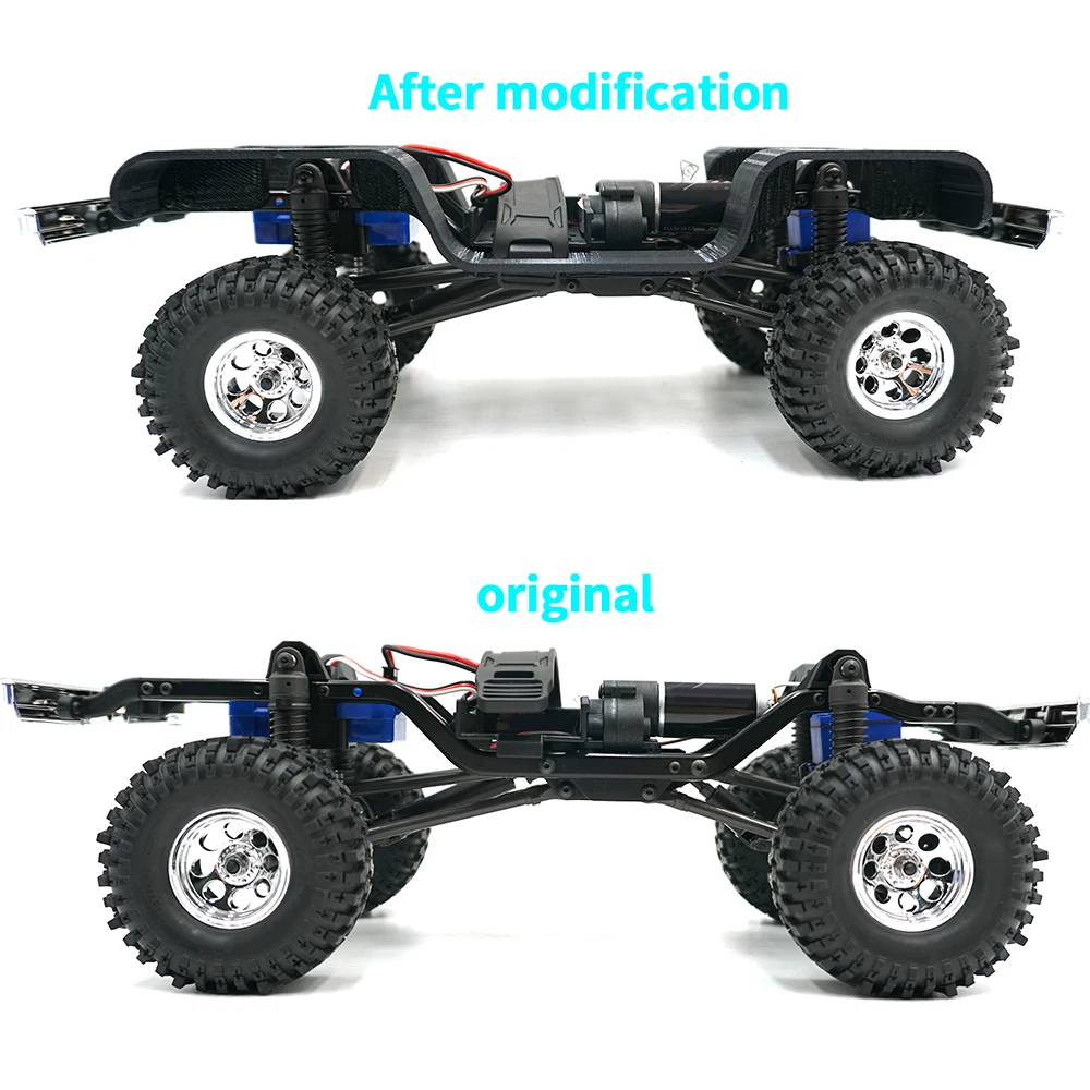 Yeahrun 2pcs Kohle faser Kotflügel Kotflügel Liner für 1/18 TRX-4M k10 High Trail RC Crawler Auto Dekoration Teile