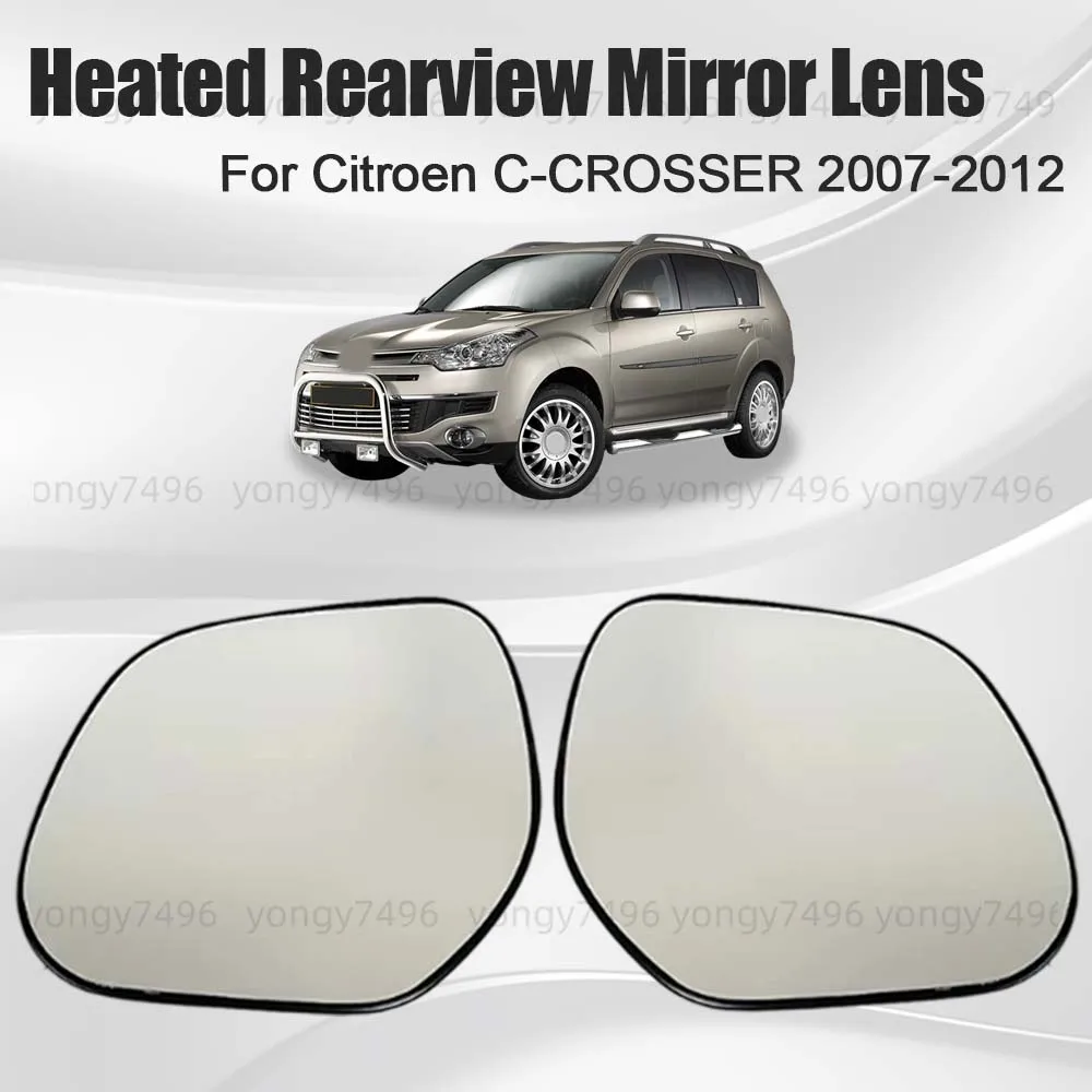 

Car Wide Angle Heated Rearview Mirror Lens For Citroen C-CROSSER 2007 2008 2009 2010 2011 2012 Cars Accessories Mirrored Glass
