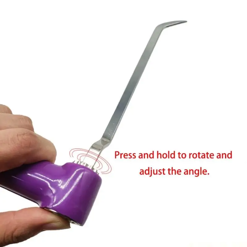 J0MA Car Body Repair Stainless Dents Repairing Hook 360 Rotatable Dents Repair Rod Hook Tool Door Dents Repair Tool - view 5