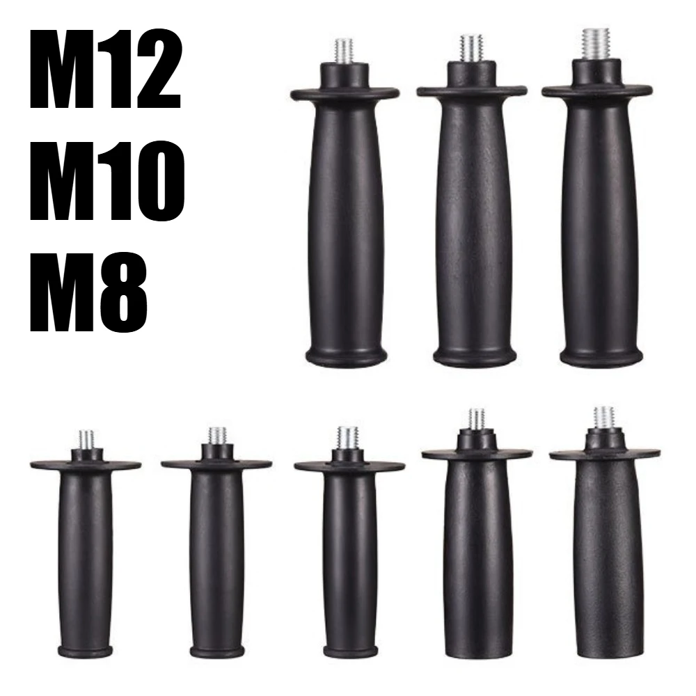 M12 M10 M8 Plastic Thread Auxiliary Side Handle For Angle Grinder Grinding Machine Tools Power Tools Accessories