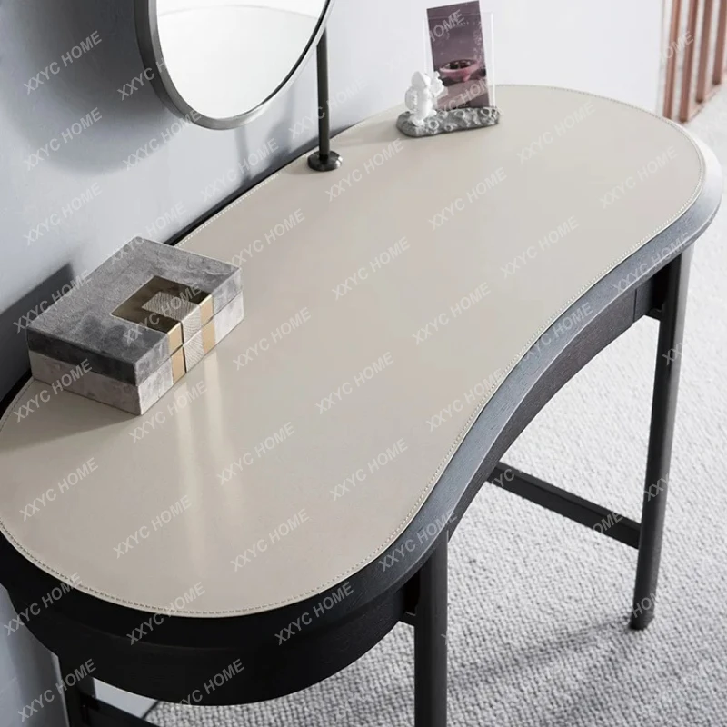 X-S  light luxury bedroom marble dressing table, modern minimalist solid wood dressing table HG