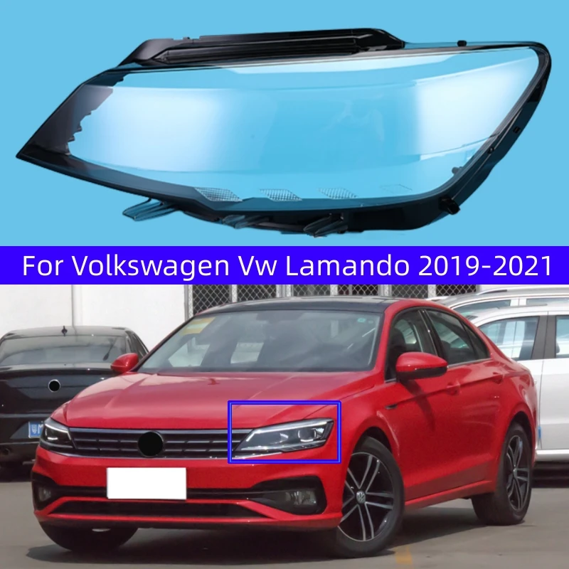 

For Volkswagen Vw Lamando 2019 2020 2021 Car Accessories Headlight Lens Cover Transparent Headlamp Shell Plexiglass