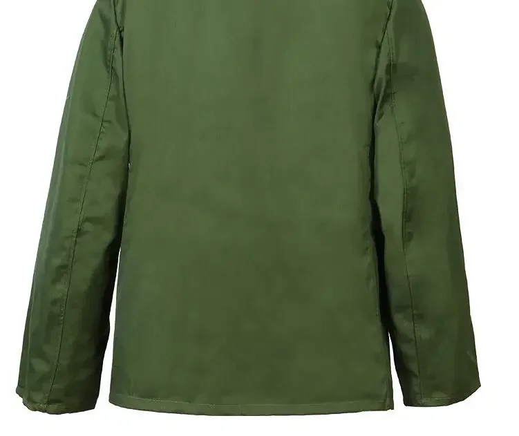 Chinese Red Uniform Retro Green 65s Veteran Men's Spring Set