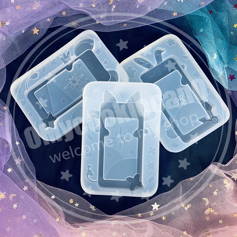 Super cute magical gameboy magical mobile phone clear transparent silicone mold.