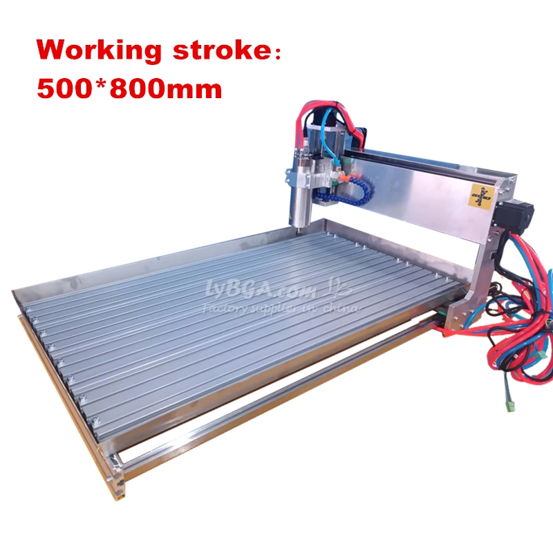 LYBGACNC آلة الحفر LYFS5080 CNC راوتر المياه المبردة المغزل 1500 واط 2200 واط للألمنيوم الخشب الاكريليك النحاس نحت طحن