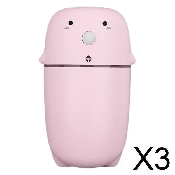 

300ml Portable Air Humidifier Diffuser Cool Mist Quiet Night Light for Home Bedroom Office Car