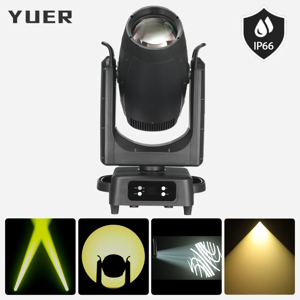 800W LED 4in1 Waterproof Profile Zoom Moving head light with CMY CTO 13 Gobos 4 prisms focus Atomization for DJ Disco party bar