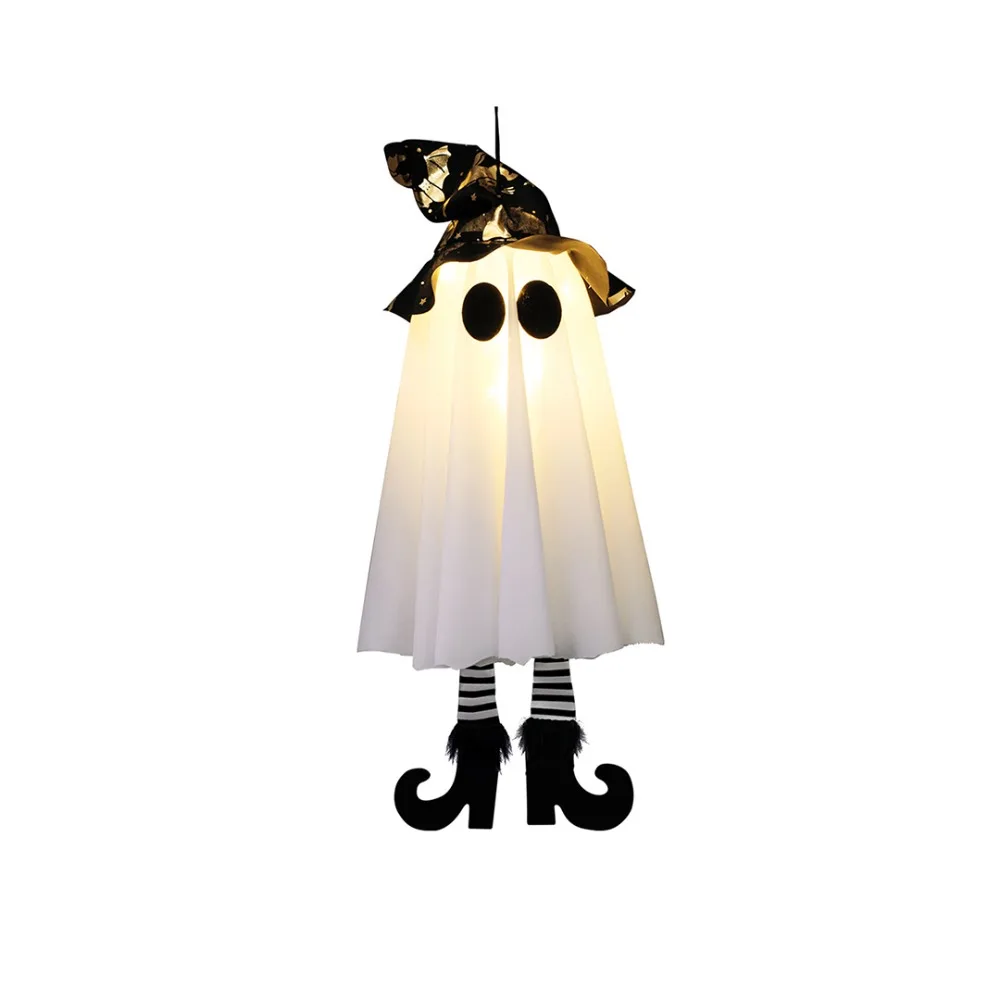 

Party Supplies Luminous Halloween Hanging Ghost Flashing with Witch Hat LED Specter Floating Specter Ceiling Hanging Tree