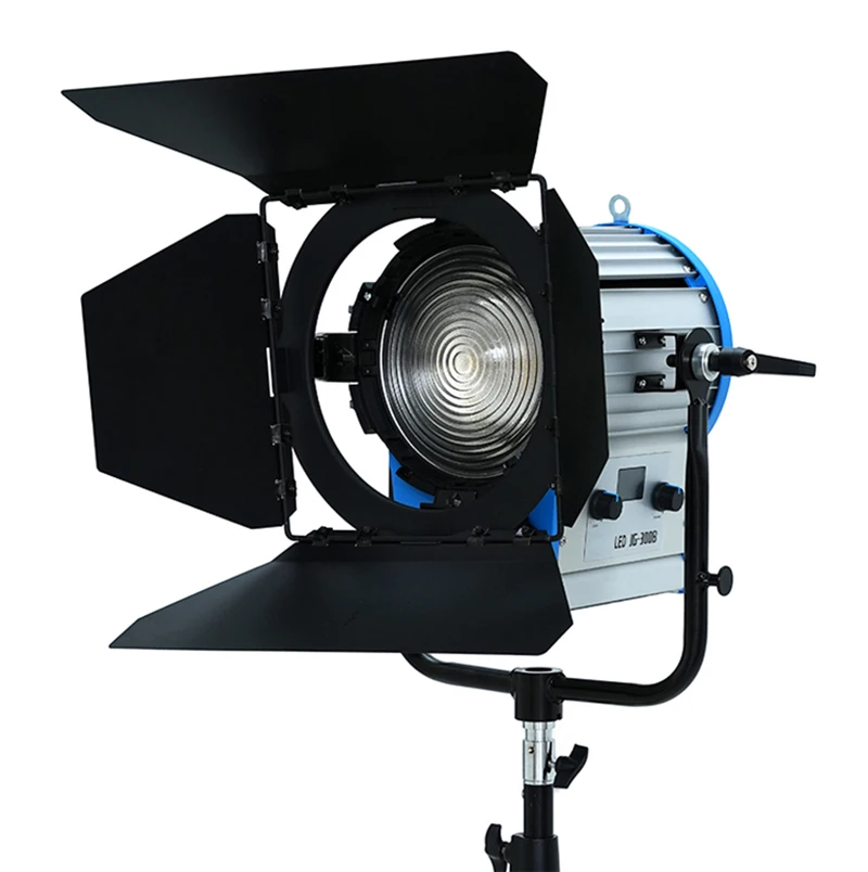 

ALUMOTECH Remote 300W LED Fresnel Spotlight For Camera Video Photography Studio Support Continuous Lighting