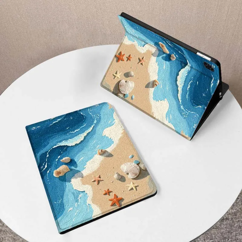 

Art Creativity Wave Patterns For Huawei MediaPad MatePad M5 M6 11 12 X SE T10 T10s 2 C5e T5 Pro Lite Air 11.5 Inch Tablet Case