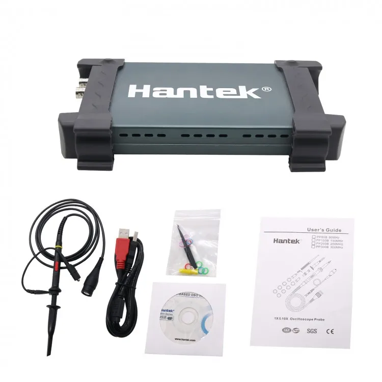 

Hantek 6022BE 20 МГц 2CH 48MSa/s USB цифровой Сильный осциллограф