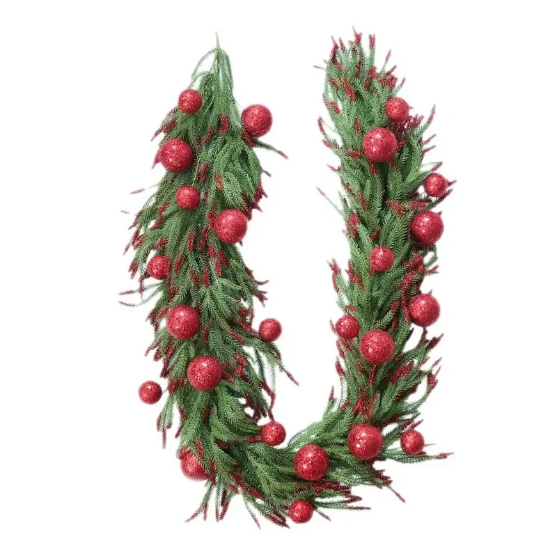 

Wreath combination shooting props, Christmas home decoration, simulated green plants